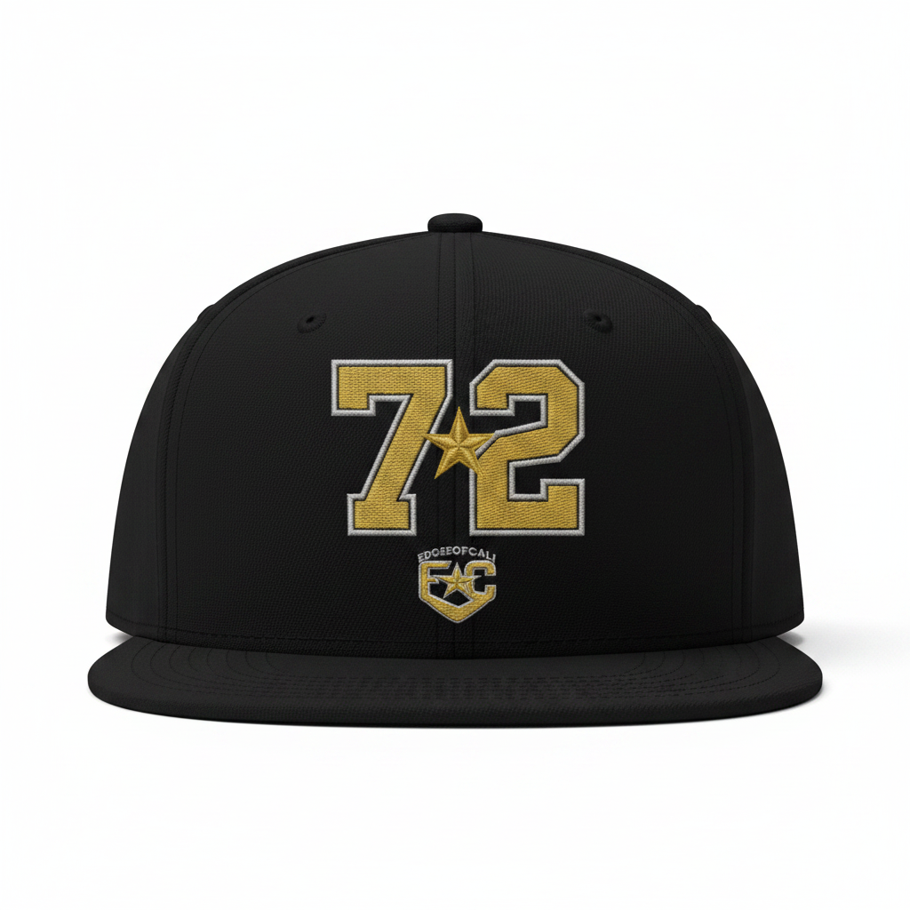 EC 72 Black Snapback