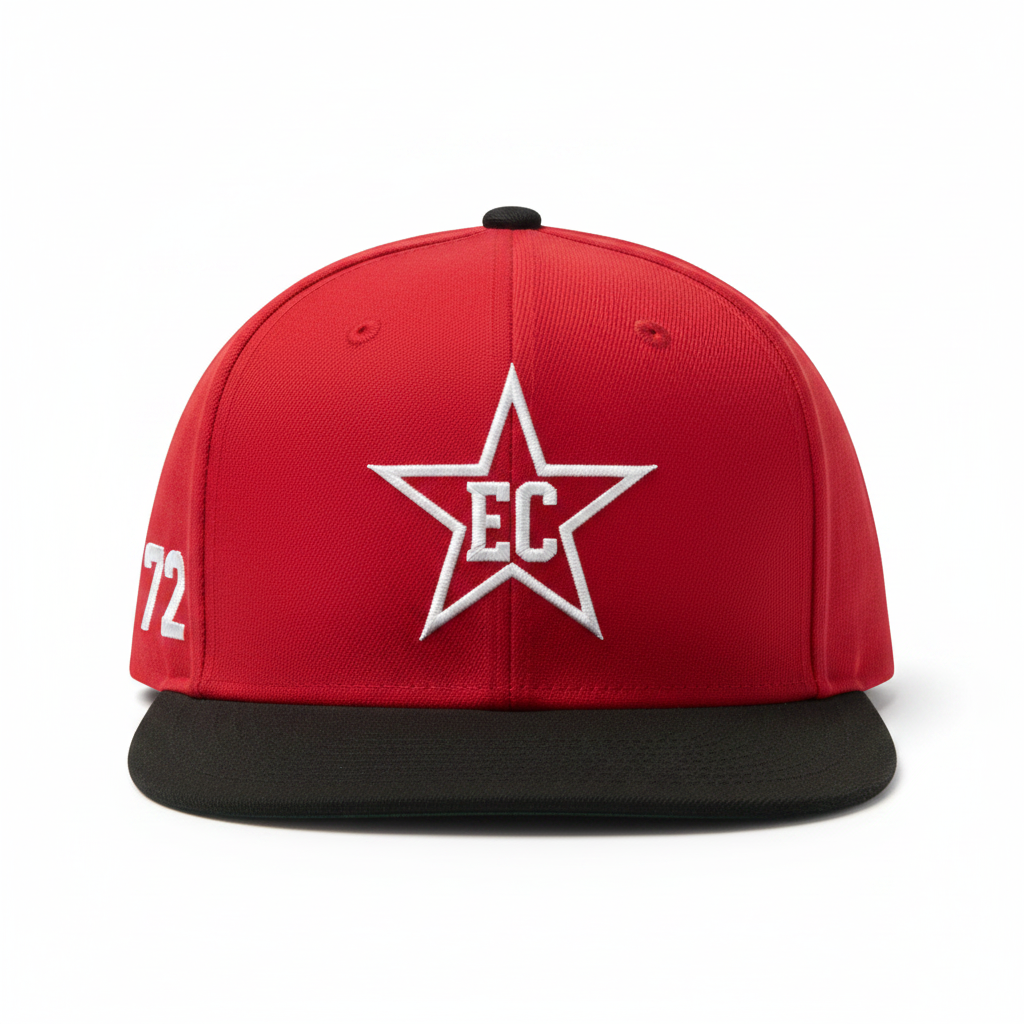 EC Star Fitted — Red/Black #72