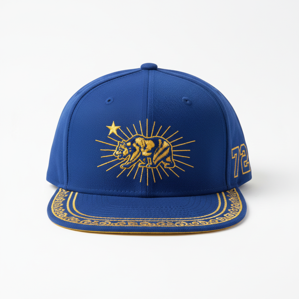EC Gold Star Snapback — Royal Blue #72