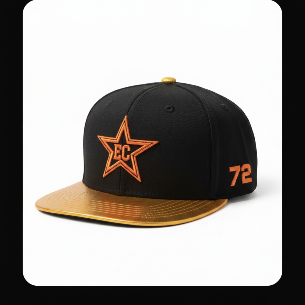 EC Star Fitted — Black/Gold #72