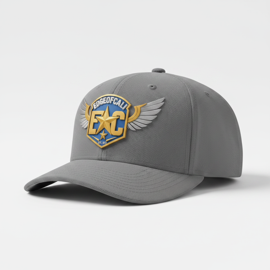 EC Wings Fitted Cap — Grey