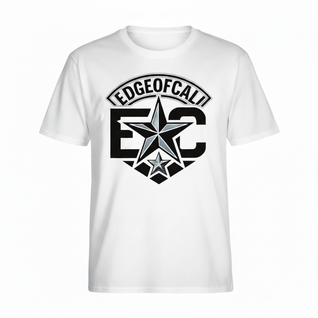 EC Chrome Shield Tee — White