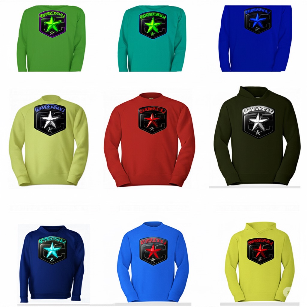 EC Badge Crewneck — Black