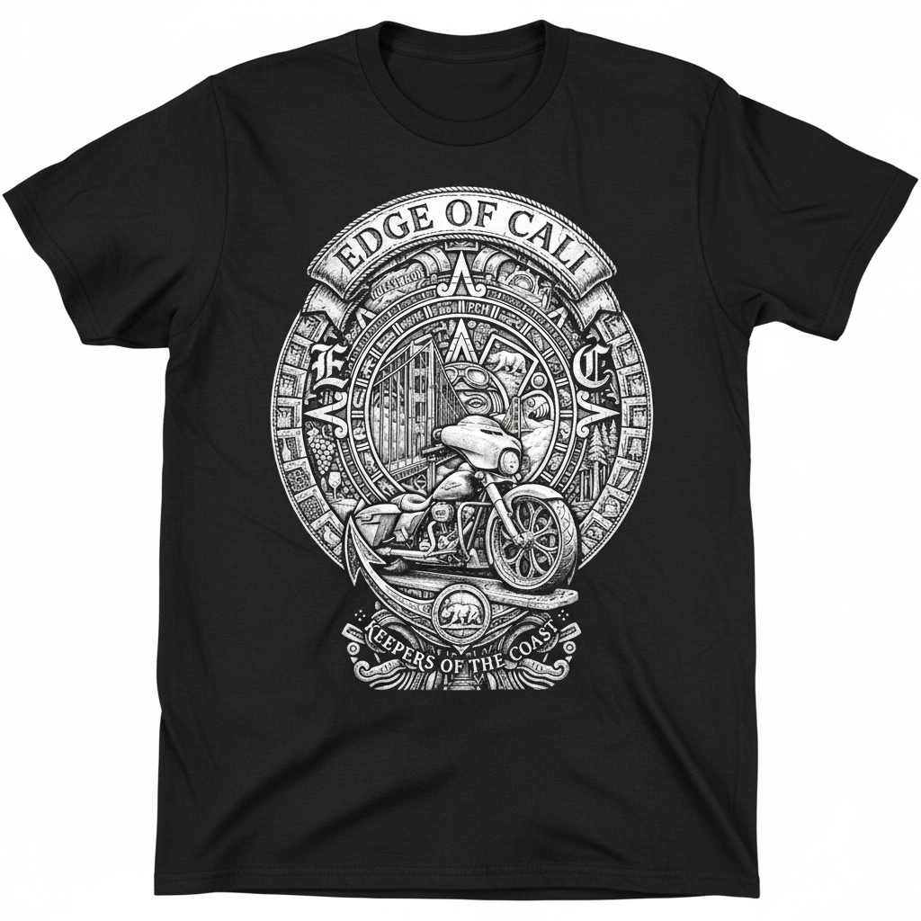 EOC Keepers of the Coast Tee — Black