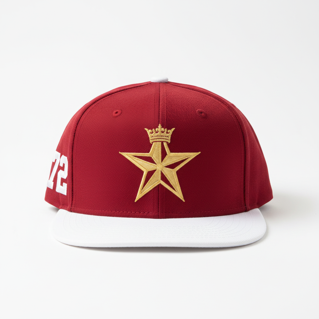 EC Crown Snapback — Crimson Red #72