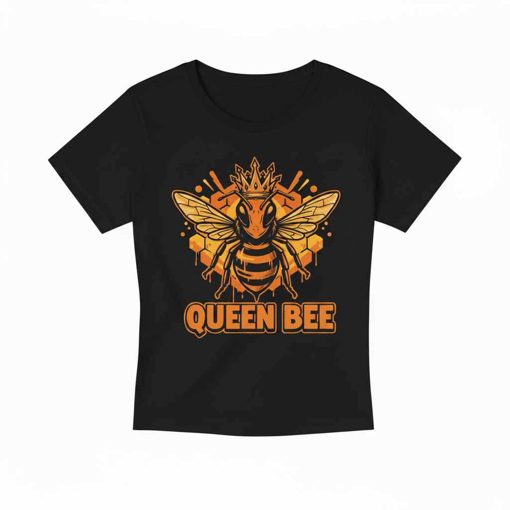 Queen Bee Tee — Black
