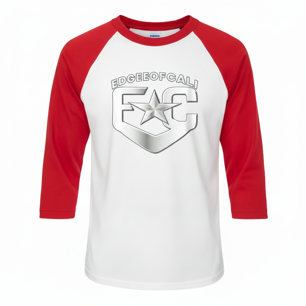 EC Chrome 3/4 Sleeve Baseball Tee