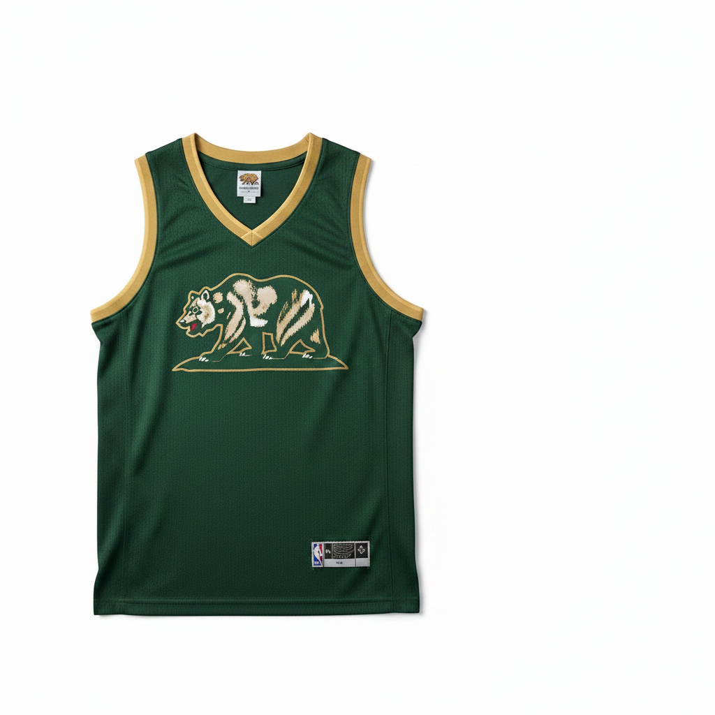 Grizzly Jersey — Forest Green #12