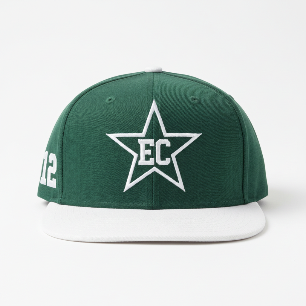 EC Hat — Forest Green/White #12