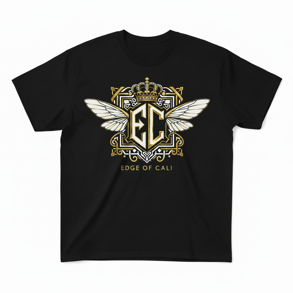 EC Crown Tee — Black