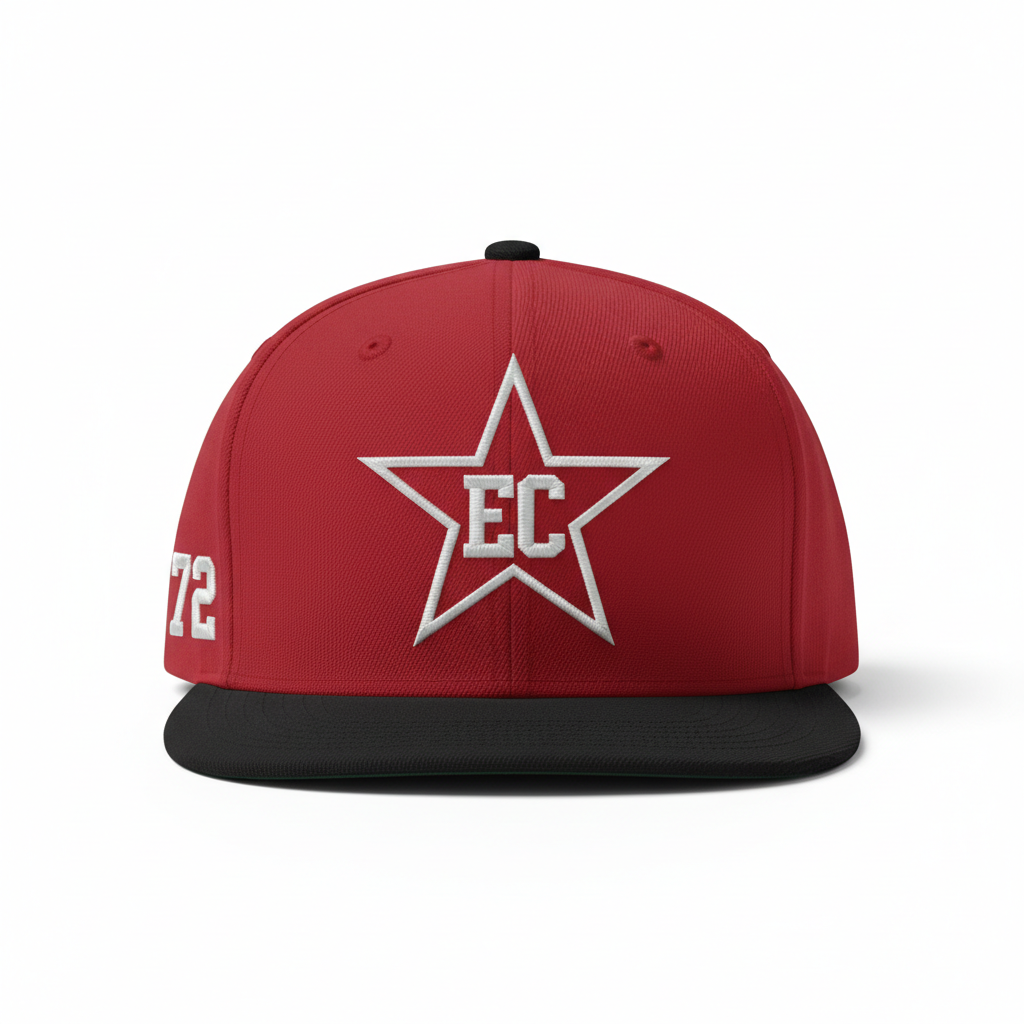 EC Hat — Crimson/Black #72