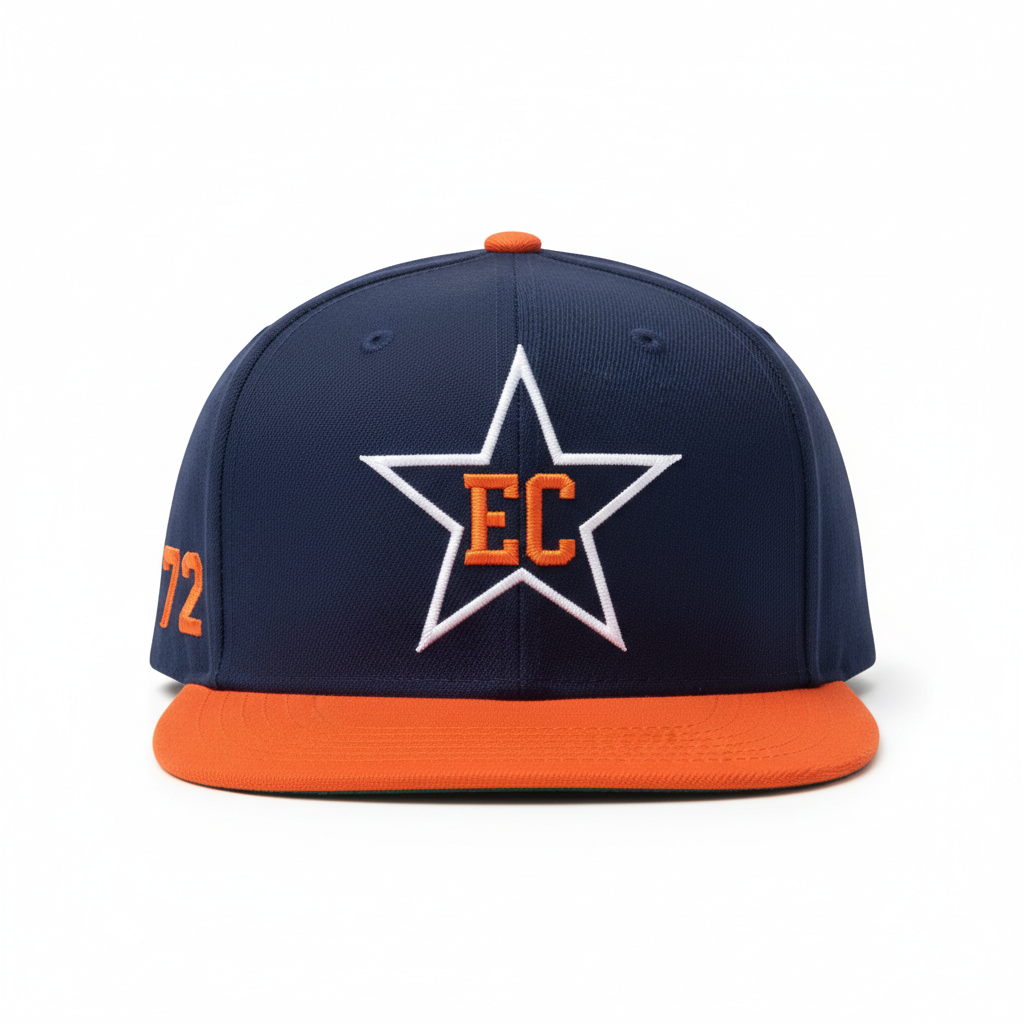 EC Hat — Navy/Orange #72