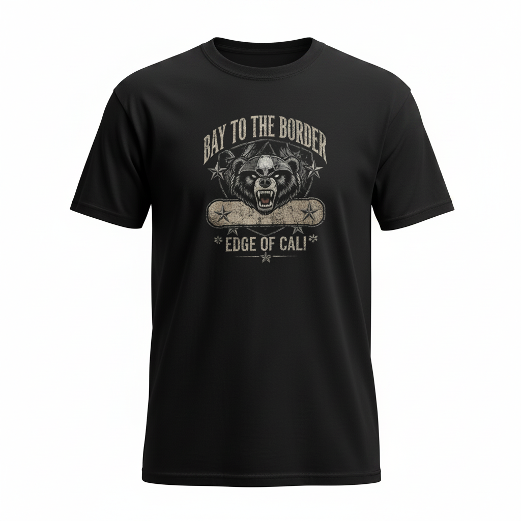 Bay to the Border Tee — Black