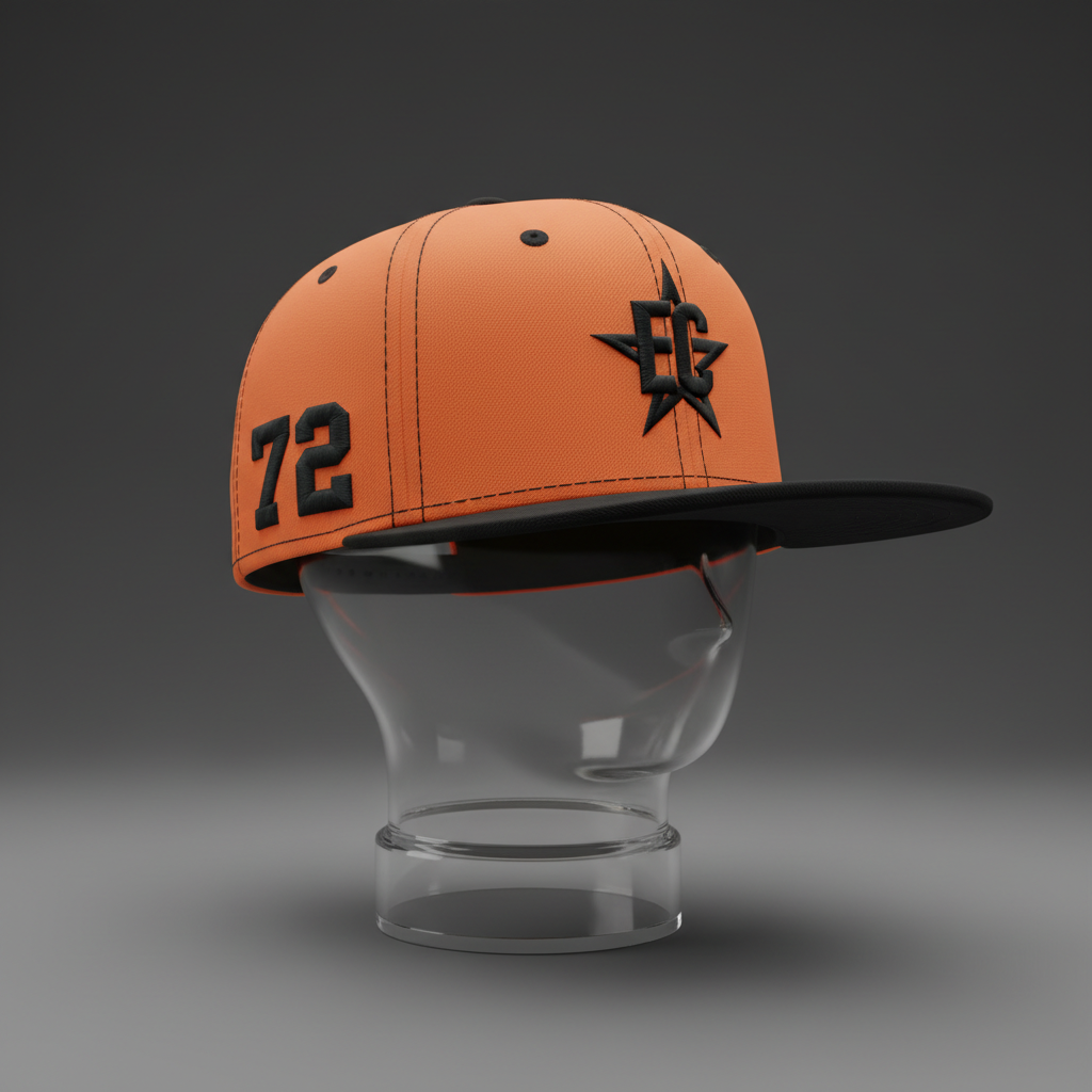 EC Hat — Orange/Black #72