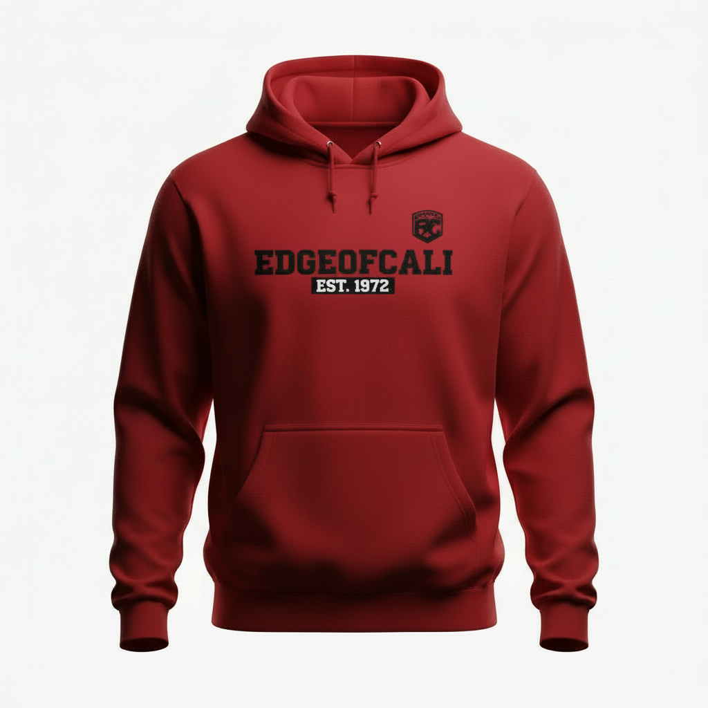 Family Crest Long Sleeve — Red