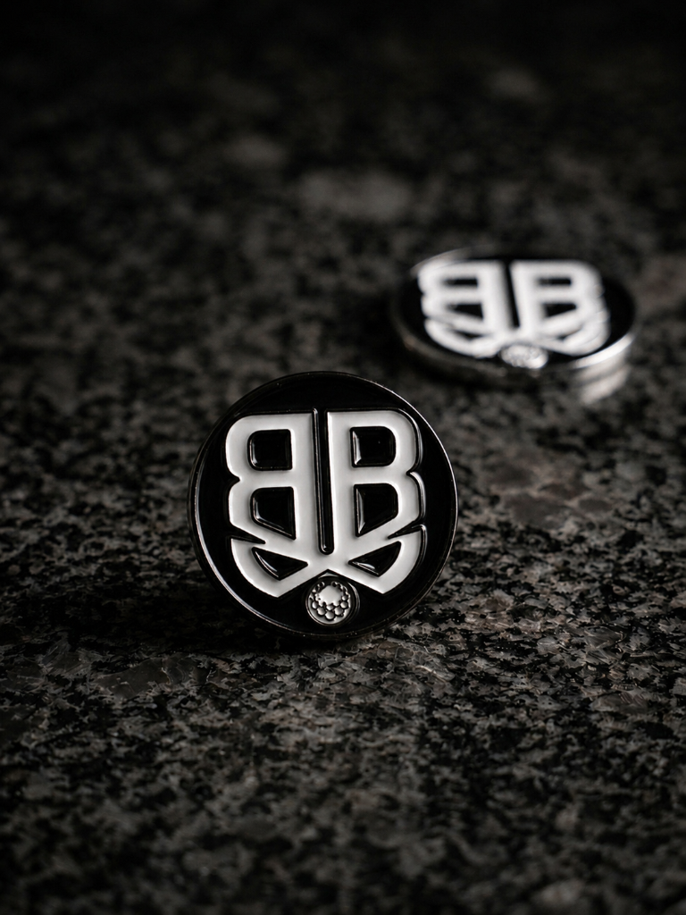Black Best Ball Bandit Golf Ball Marker