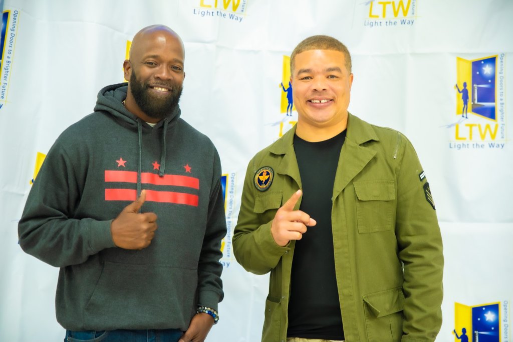 Youth Empowerment Seminar speakers at LTW backdrop