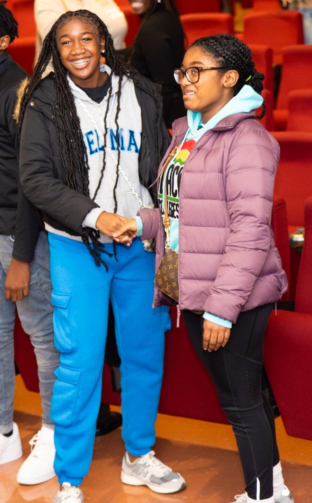 Youth Empowerment Seminar students connecting