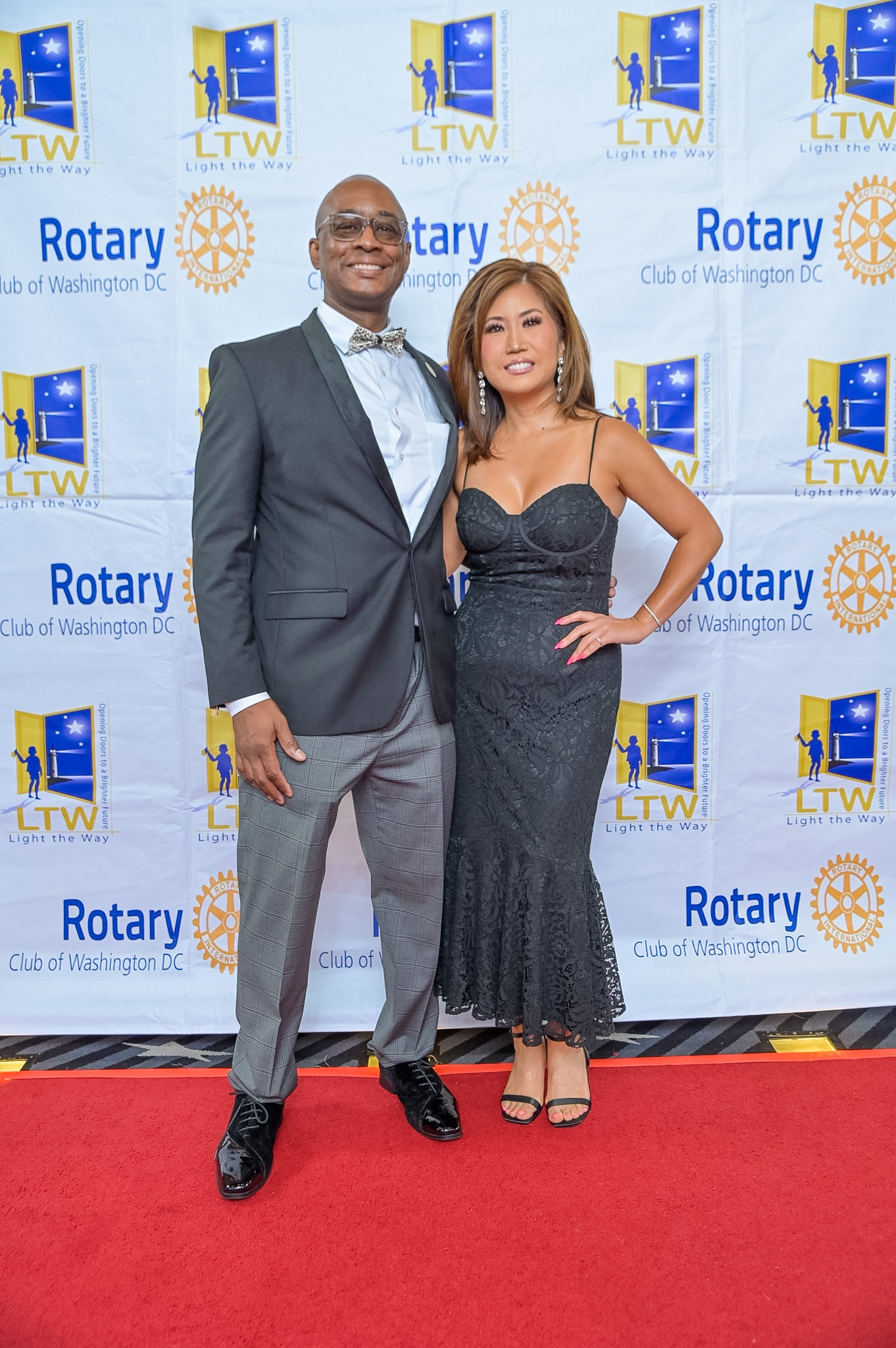 A man and a woman posing on the Red Carpet at the 2026 Premiere