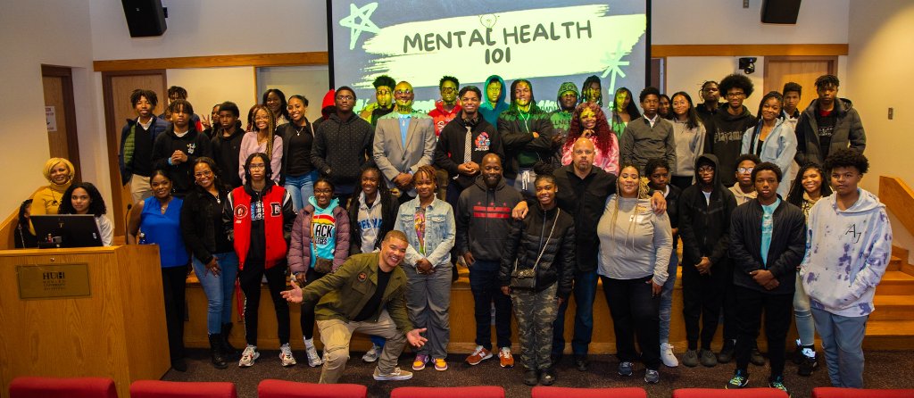Youth Empowerment Seminar Mental Health 101 group photo