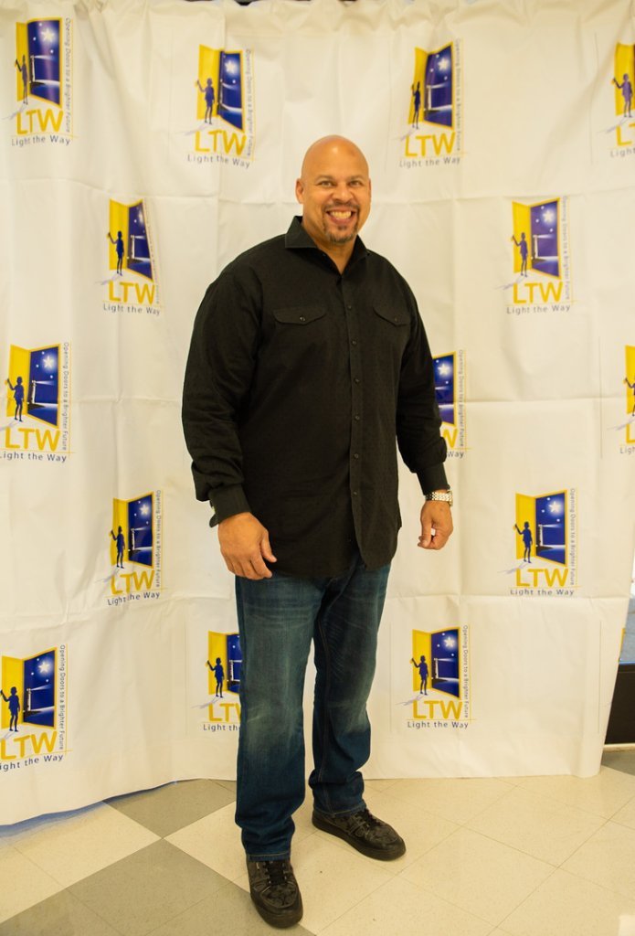 Youth Empowerment Seminar presenter at LTW backdrop