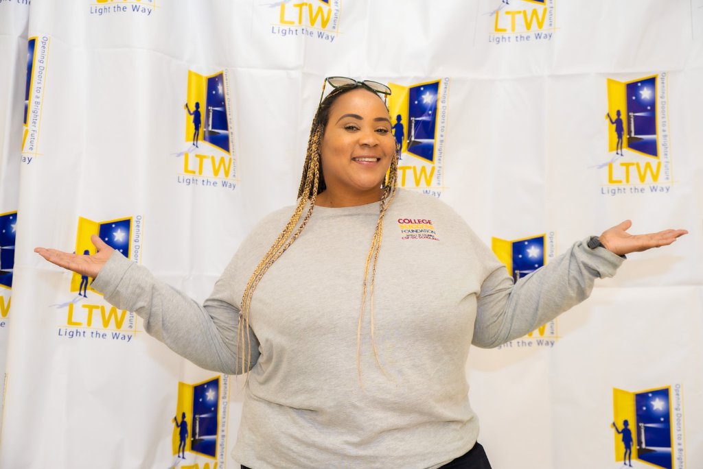 Youth Empowerment Seminar speaker at LTW backdrop