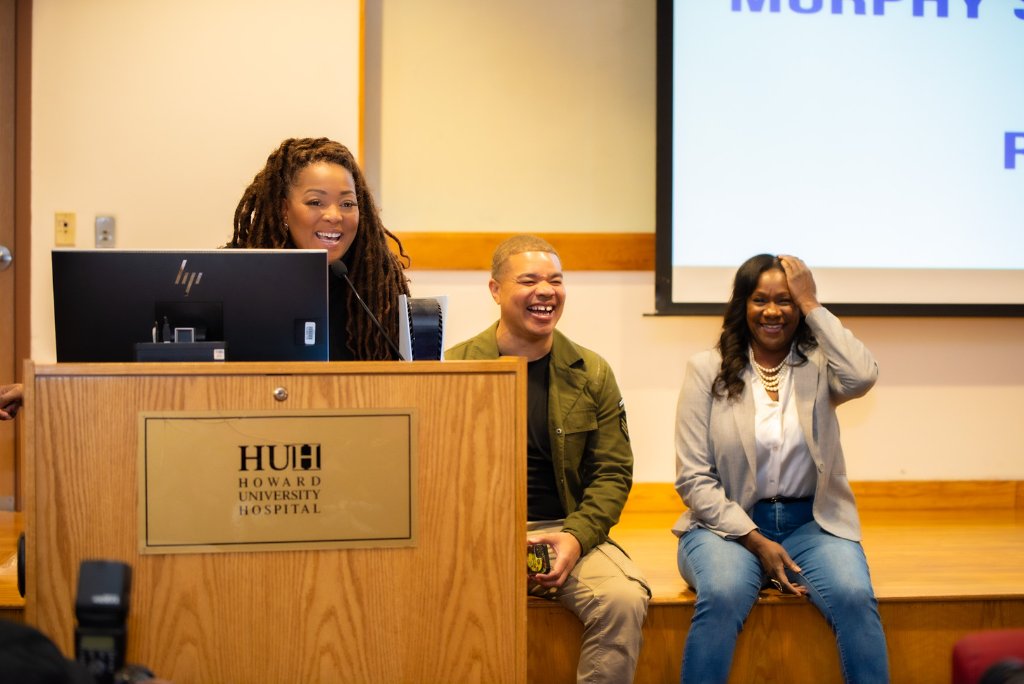 Youth Empowerment Seminar panel at Howard University Hospital