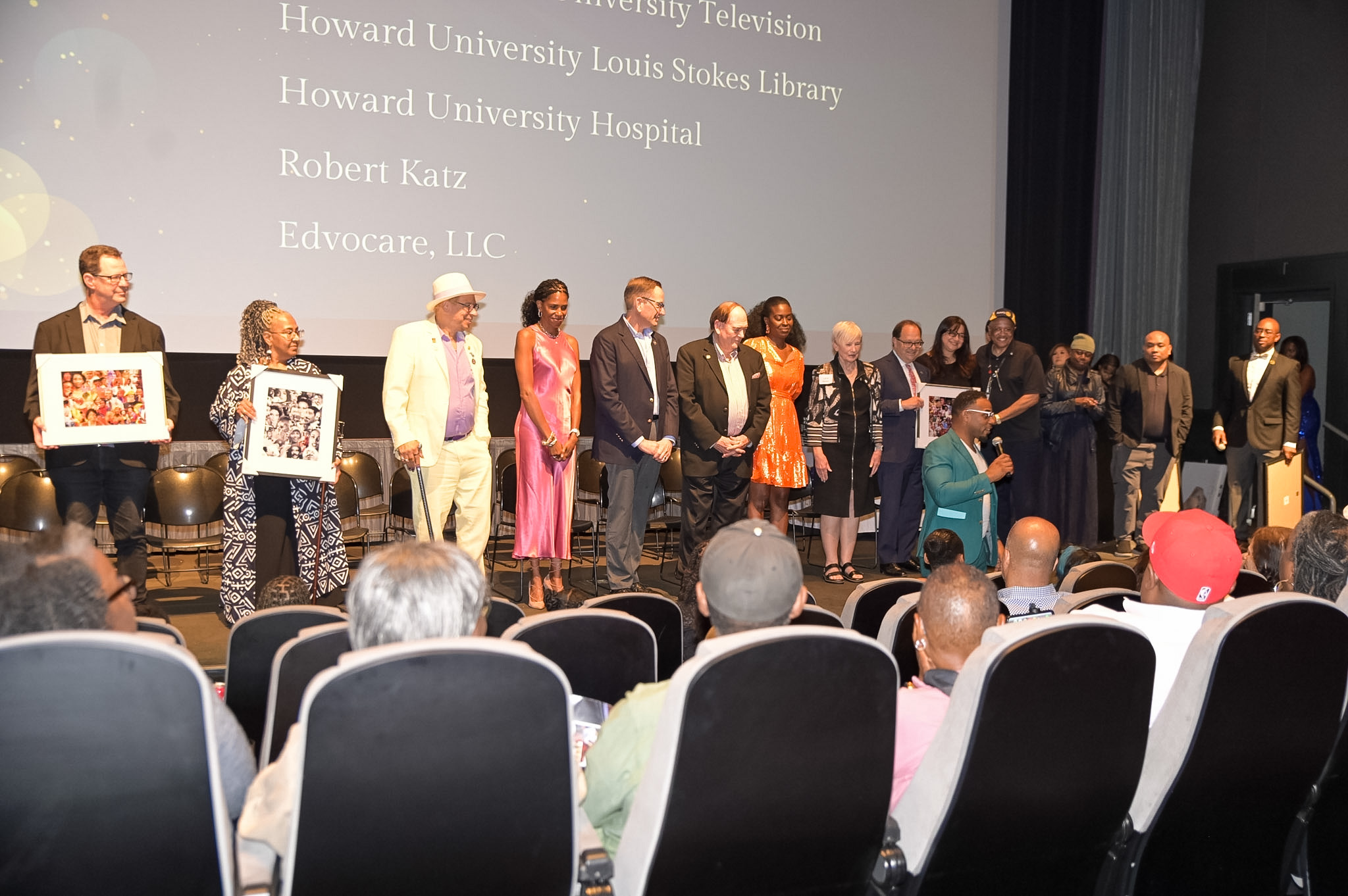 Award recipients lined up on stage at the 2026 Red Carpet Premiere