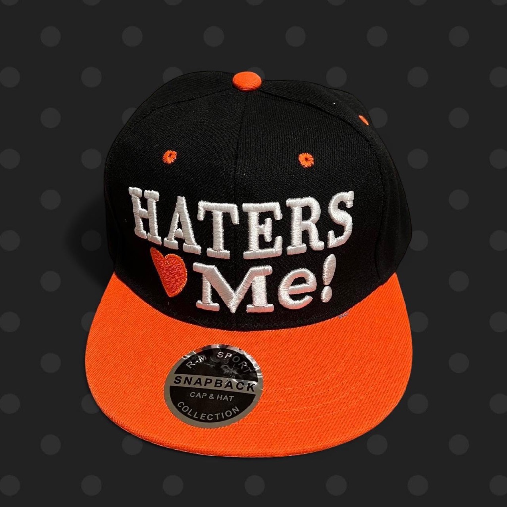 Haters 🧡 Me Snapback - Orange