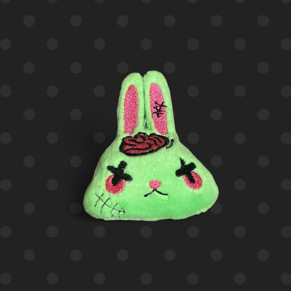 Zombie Bunny Hair Clip