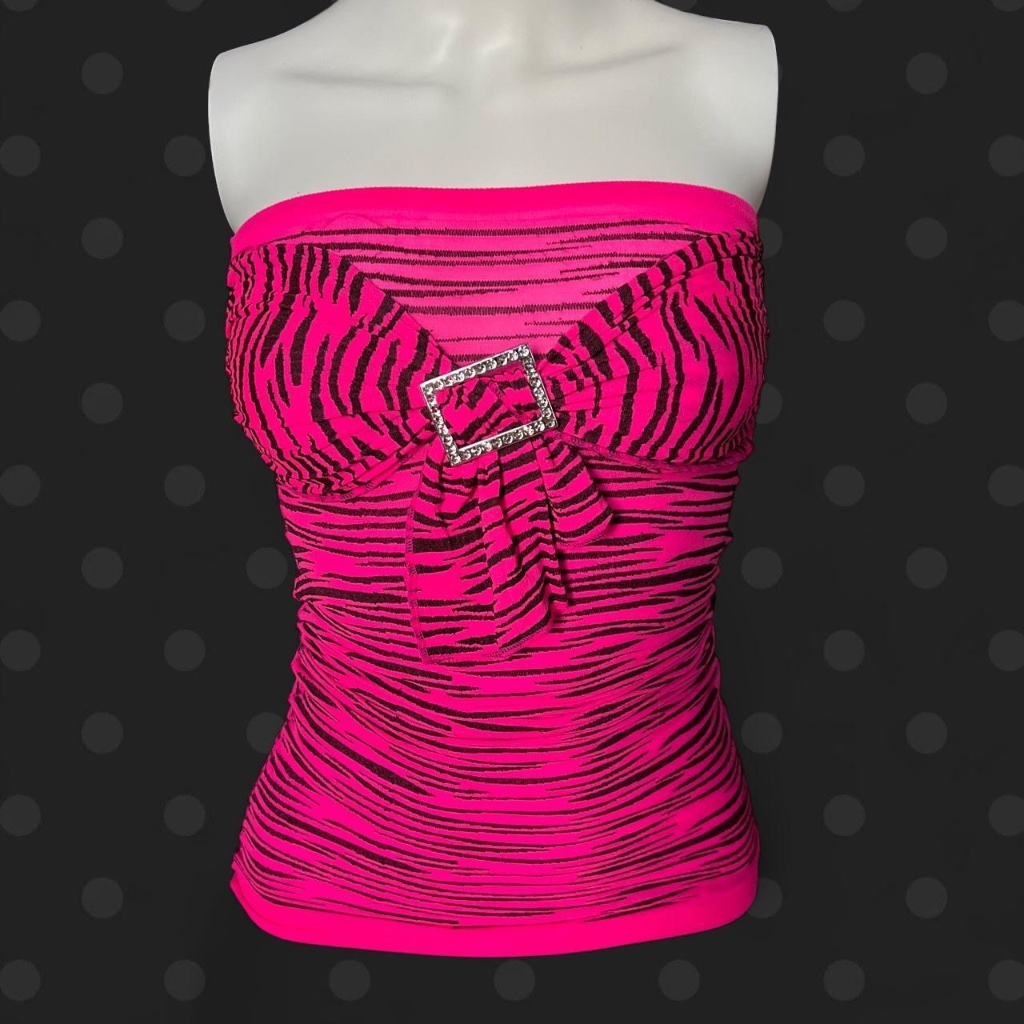Zebra Rhinestone Dress/Top
