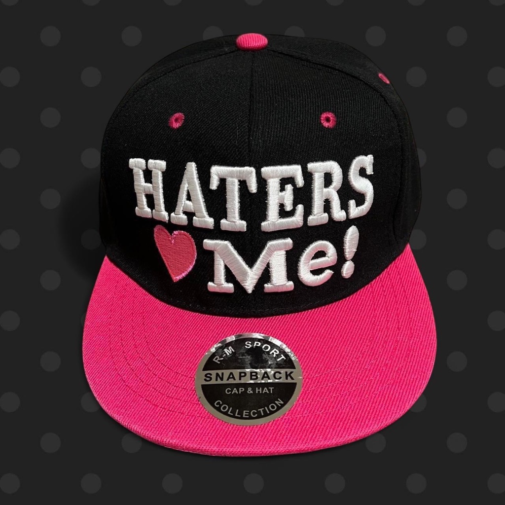 Haters 🩷 Me Snapback - Hot Pink