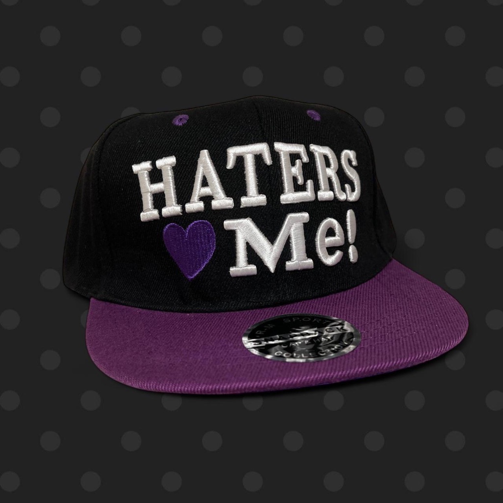 Haters 💜 Me Snapback - Purple