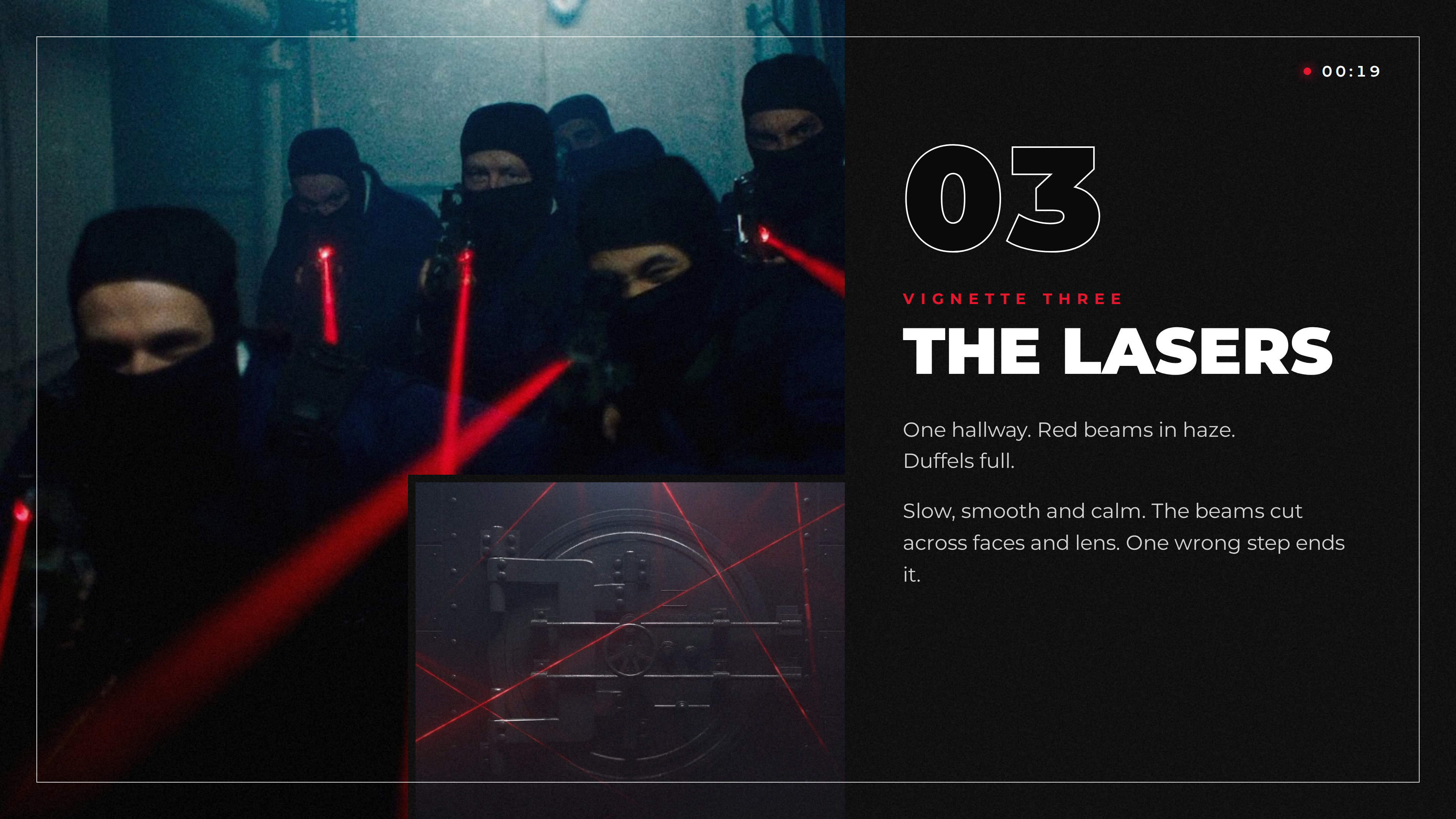 03 Vignette — The Lasers