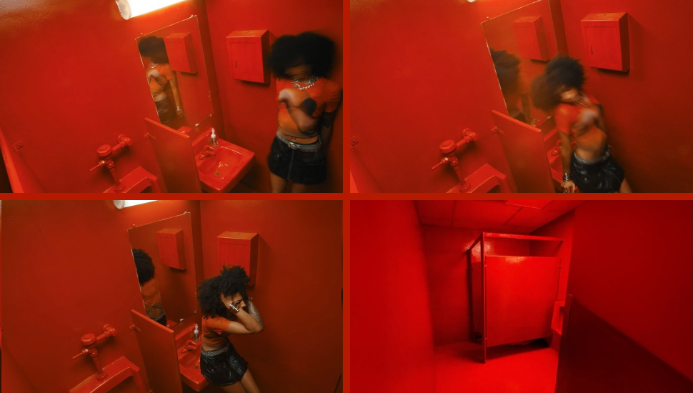 Red Bathroom