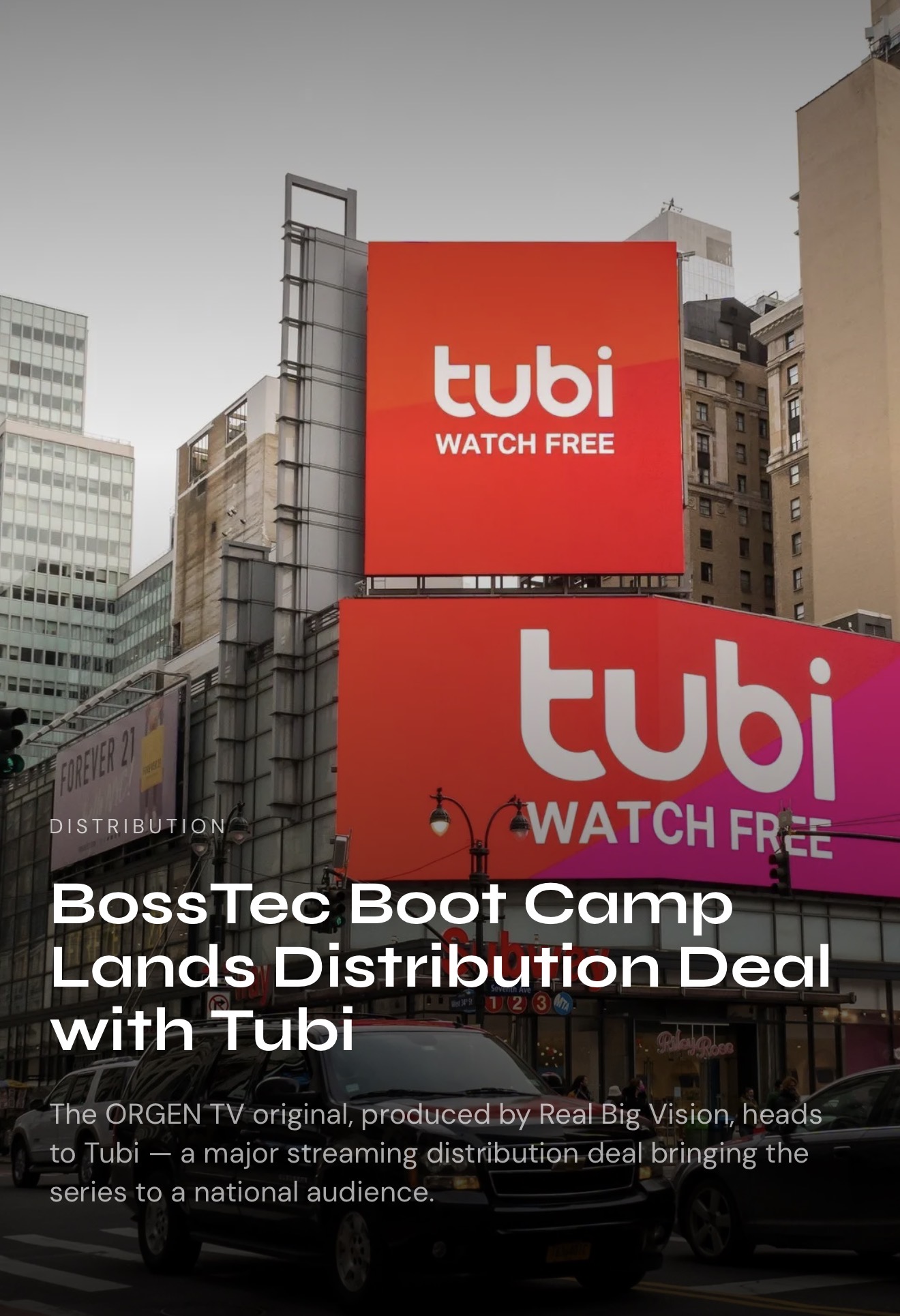 BossTec Boot Camp × Tubi