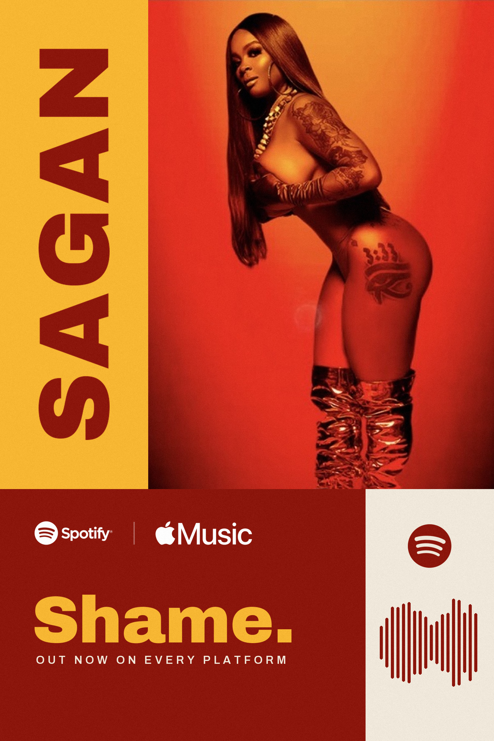 Sagan Shame rollout asset — Streaming Poster