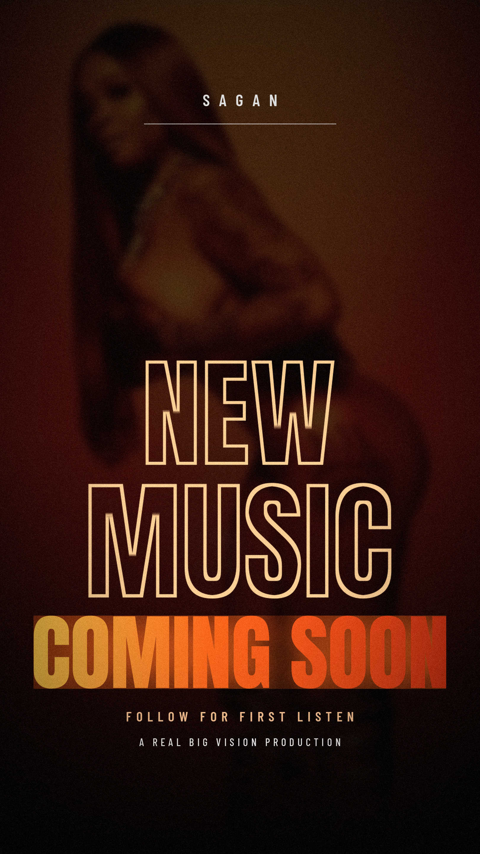 Sagan Shame rollout asset — New Music Soon — Story