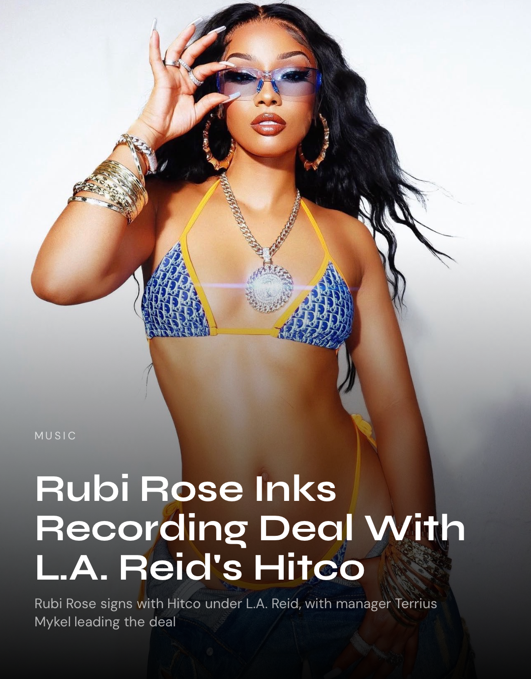 Rubi Rose Inks Recording Deal With L.A. Reid's Hitco