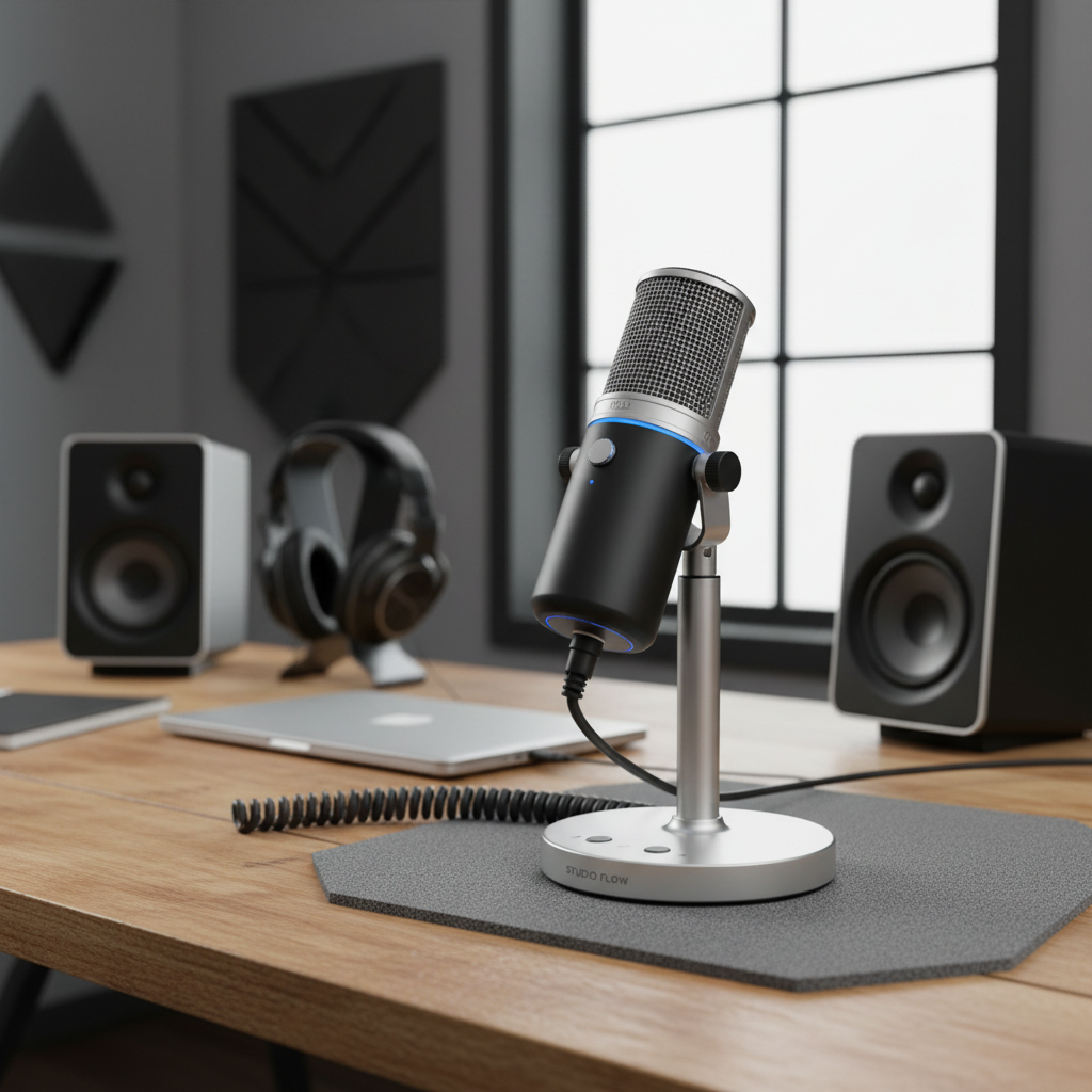 Professional USB Podcast Microphone