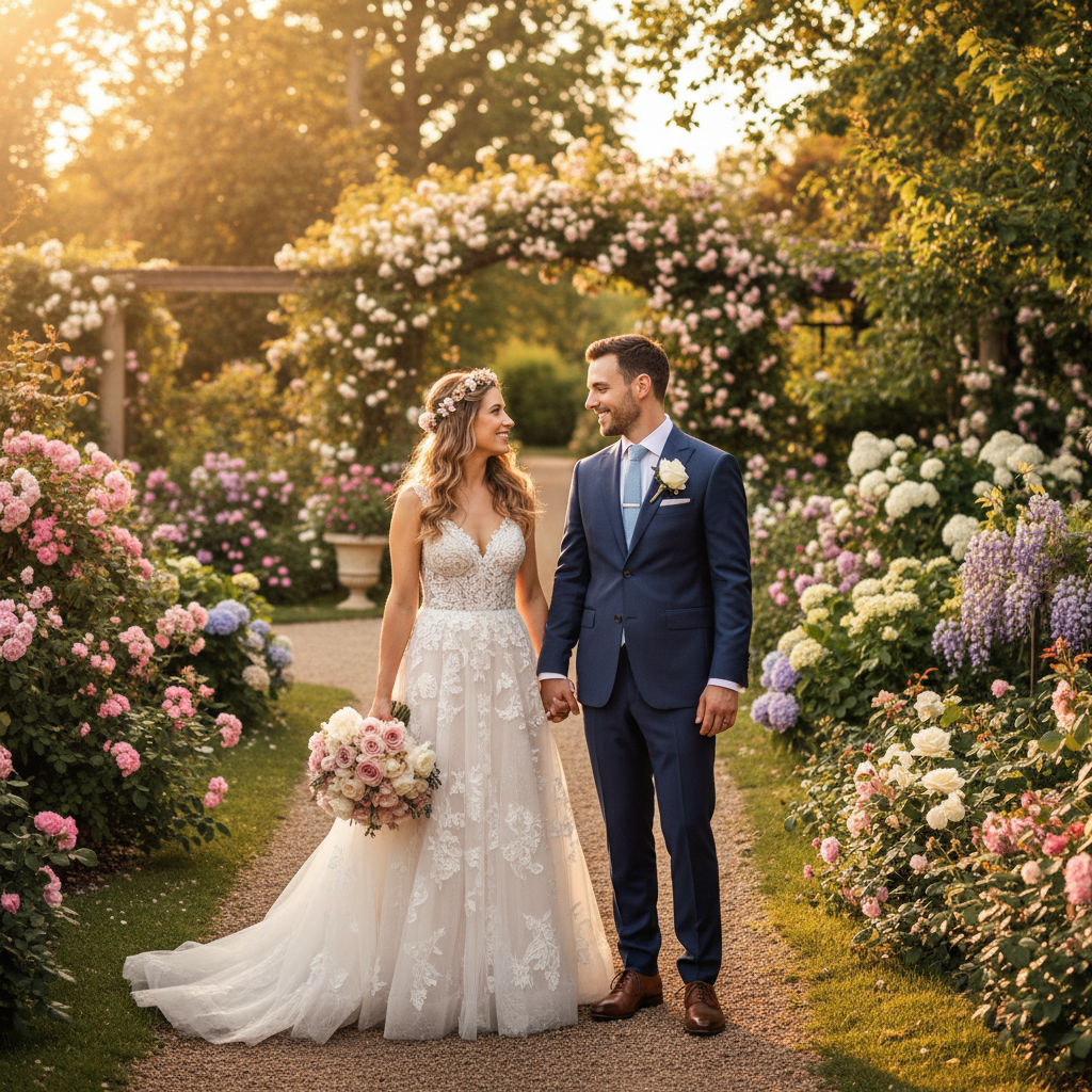 Covenant Kingdom wedding couple in nature