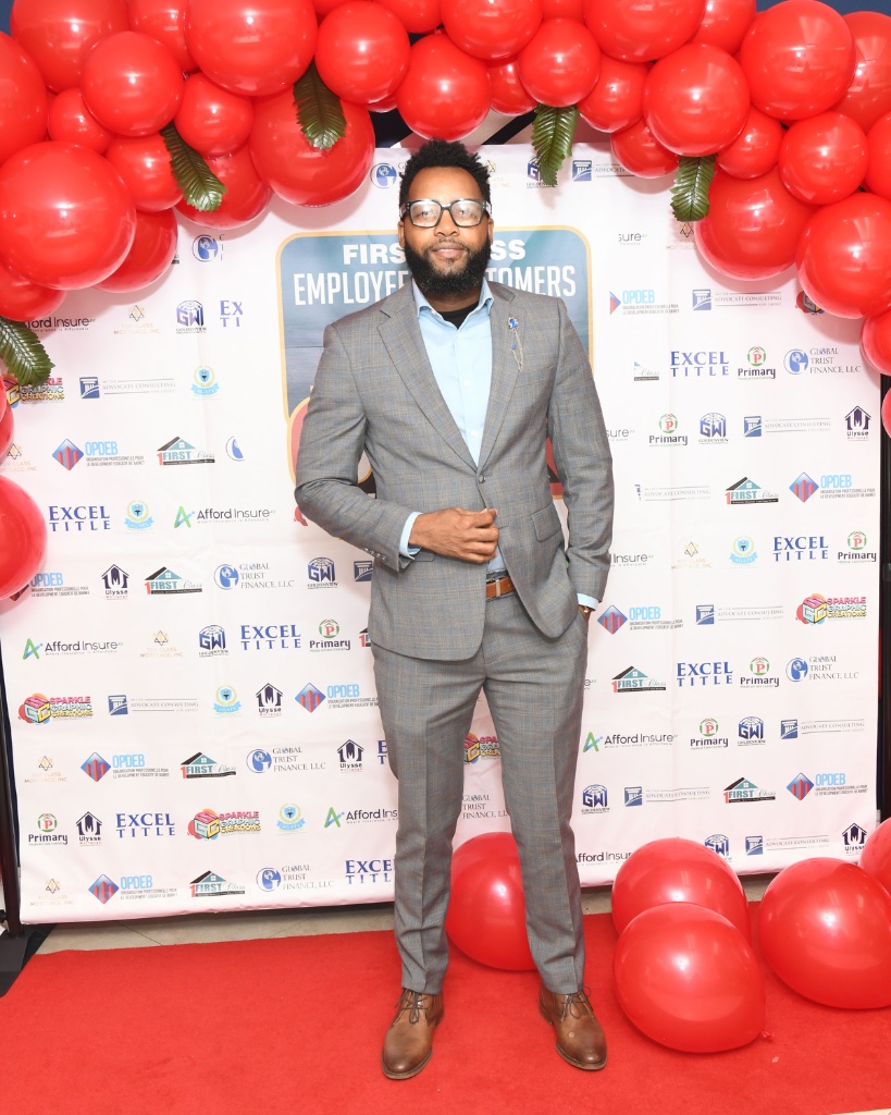 Luckner Dorcy at a networking event