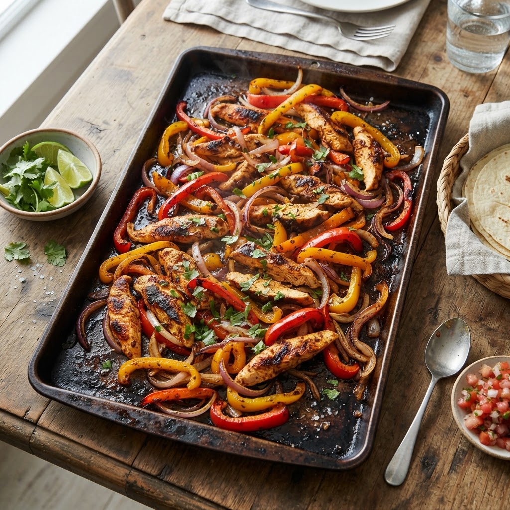 Sheet Pan Chicken Fajitas — Meal Prep Sunday