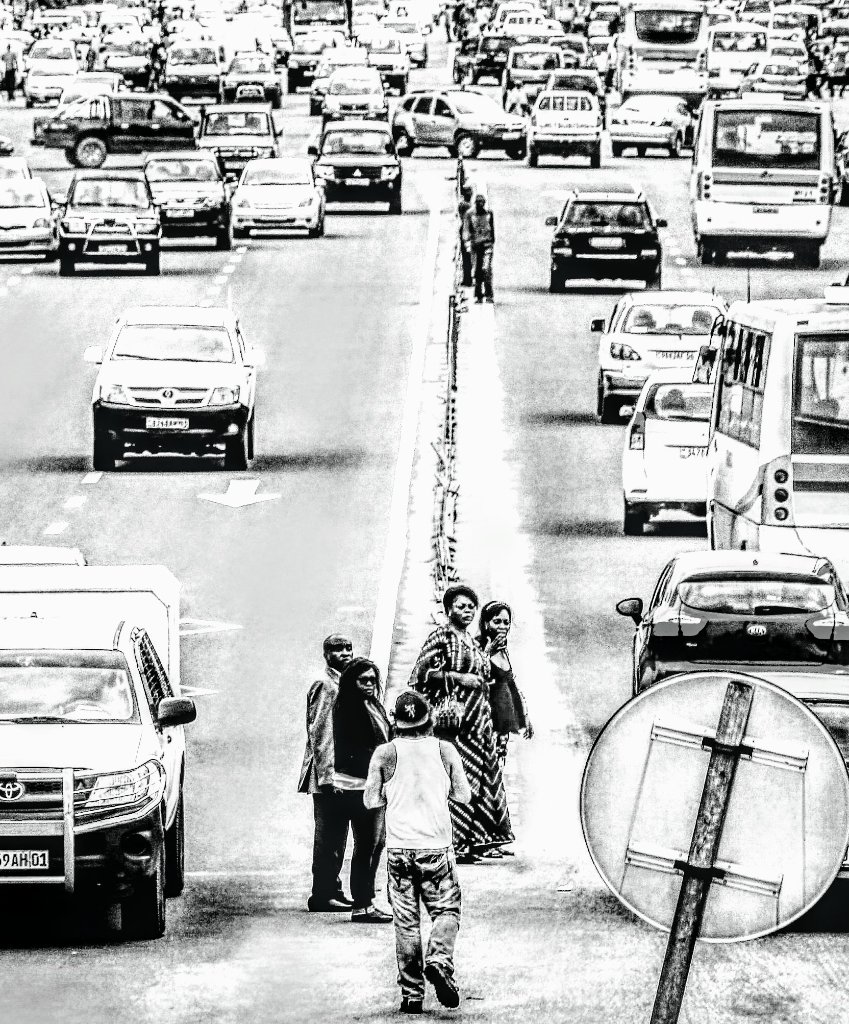 Street life in Kinshasa, Democratic Republic of the Congo