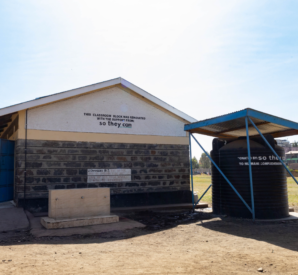 So They Can — renovated classroom block