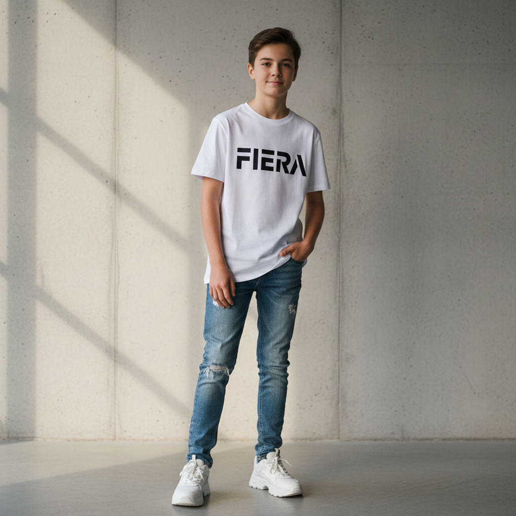 Camisa Fiera Kids Blanca