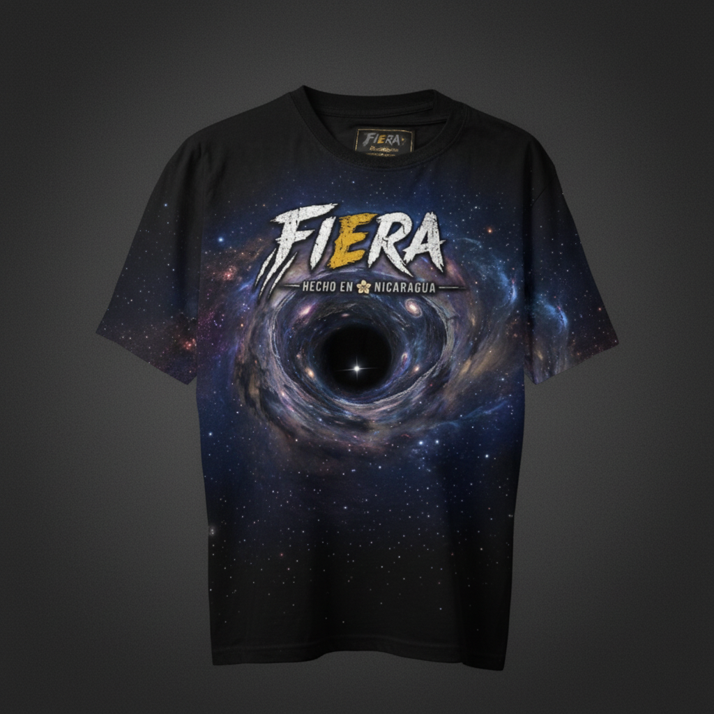 Camisa Fiera Gráfica Negra