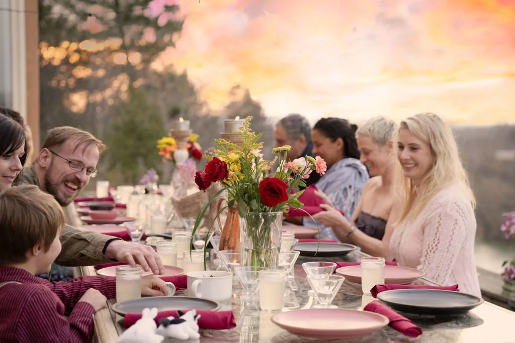 Meals at sunset