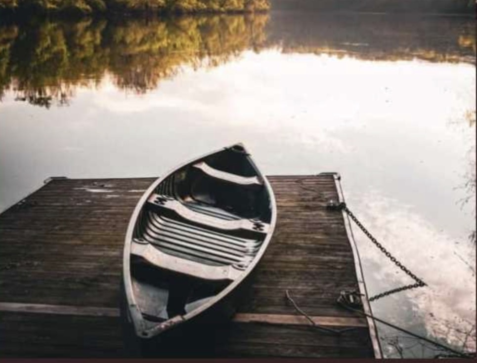 Canoe on the river
