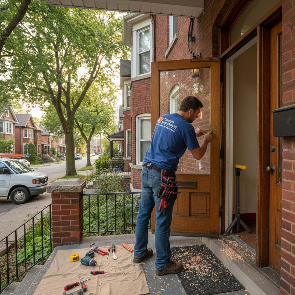 Emergency door frame repair